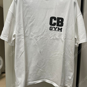 COLE BUXTON CB GYM T-SHIRT, 콜벅스턴 반팔티 (화이트 컬러) S 사이즈 (오버핏)