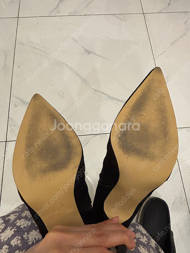 킴스어패럴 스웨이드앵글부츠--2