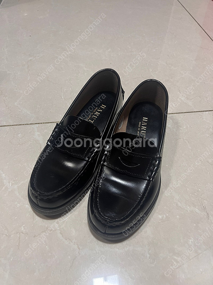 하루타 소가죽 페니로퍼 HS-304_BLACK--0