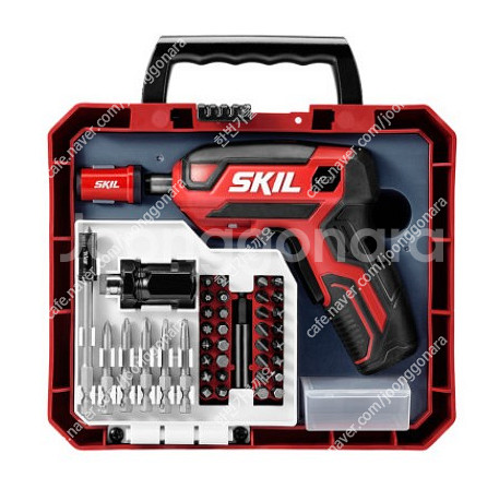 스킬 4V 스크류 드라이버셋트 본체 + 42PCS 악세...--3