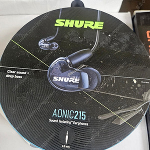 shure 슈어 aonic 215 이어폰 판매합니다