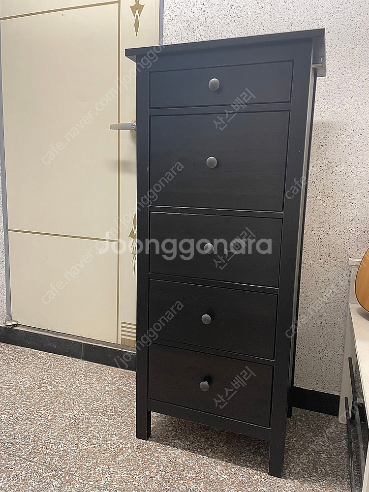이케아 헴네스 5단 수납장--0
