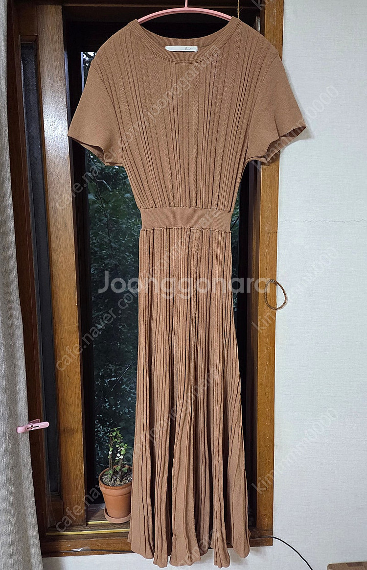 지컷 니트 원피스--0