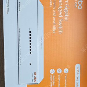 Aruba 1430 8포트 R8R45A 스위치 허브 미개봉 3만원