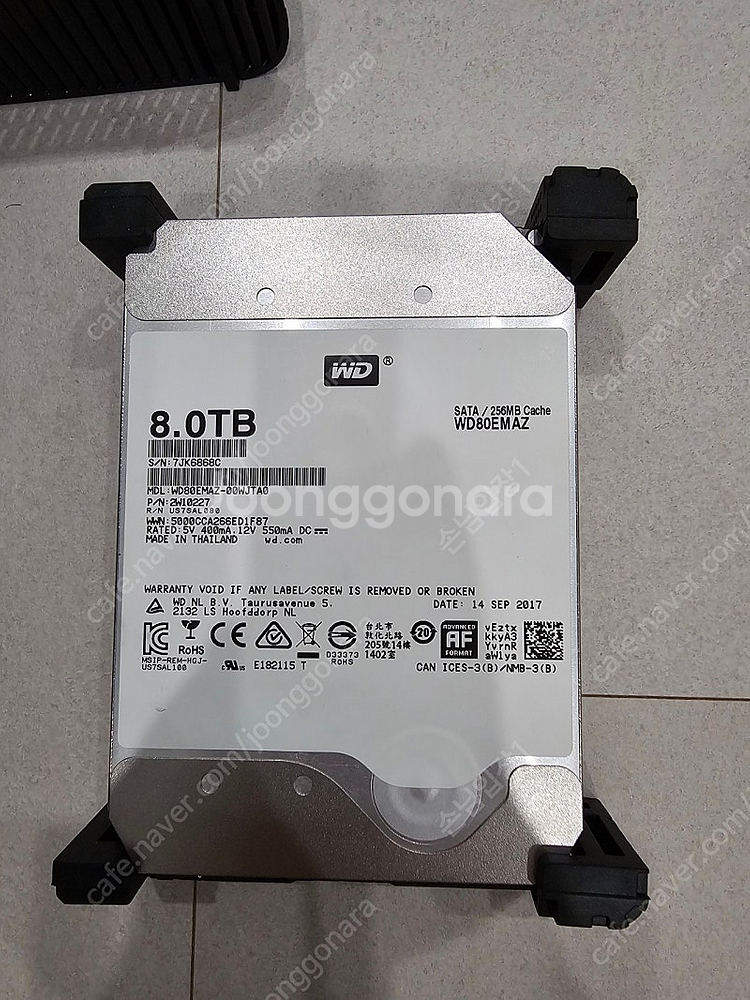 WD elements 14테라용 적출 케이스 팝니다.--3