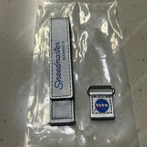 오메가 문워치 실버 나사(NASA)벨크로 스트랩 정품