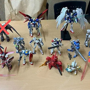 건담 조립품, 부품용, 각 등급 판매