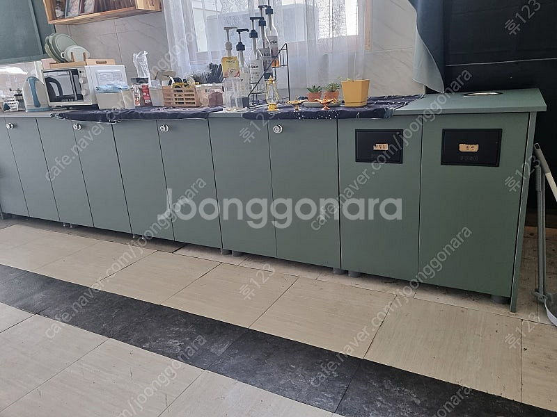 무인커피머신기 하부장--0