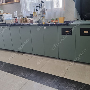 무인커피머신기 하부장