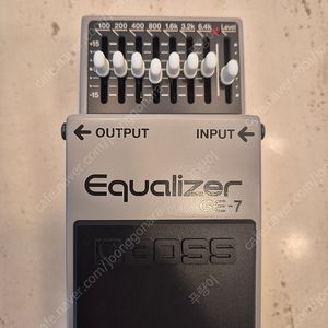 보스 GE-7 GE7 이퀄라이저 기타 이펙터 미사용품