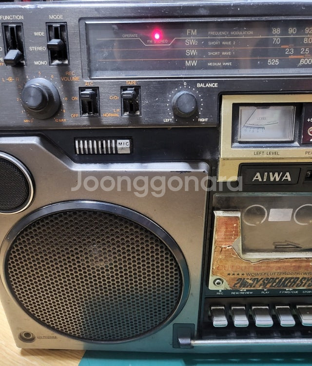 빈티지 골동품 아이와 붐박스 카셋트 950a (부품용)--9
