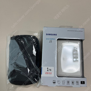삼성 J3 Portable 외장하드 1TB+파우치(미개봉)