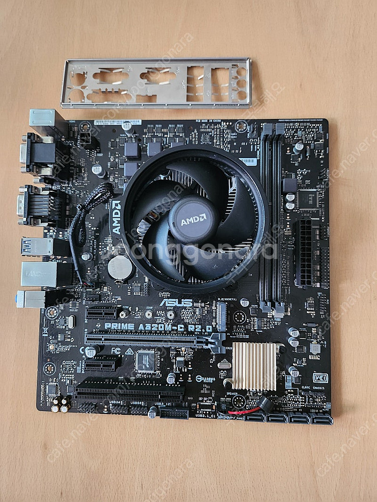 라이젠3500X cpu + A320m 메인보드 일괄--0