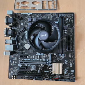 라이젠3500X cpu + A320m 메인보드 일괄