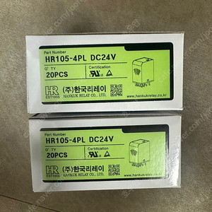 MY4N릴레이 DC24V / HR105-4PL DC24V
