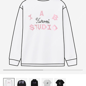 아이앱 x 쿠로미 롱슬리즈 사이즈 s 정가판매