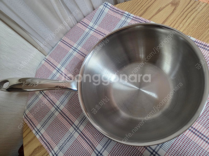 한일스텐레스 올파이브 통5중 스텐 궁중팬 20cm--1