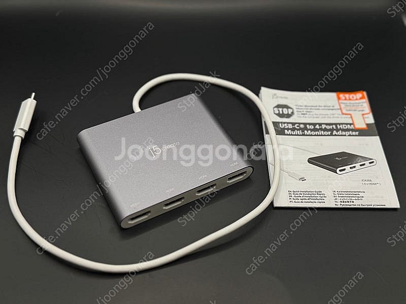 J5create JCA366 USB 타입C to 4포트...--0