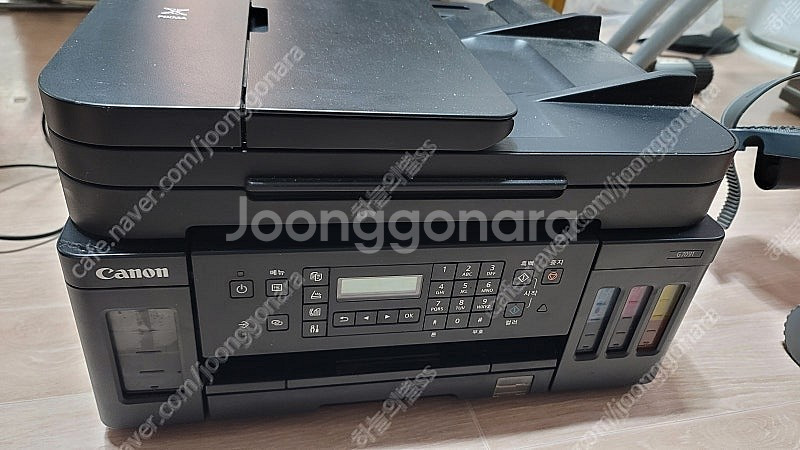 (9만원)캐논 복합기 PIXMA G7091(블랙 카트리...--0