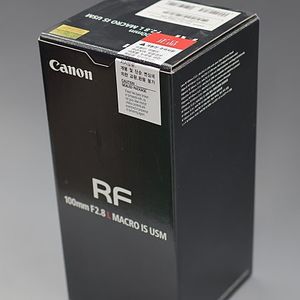 캐논 RF100mm F2.8 L MACRO IS USM 알백마 (100만원)
