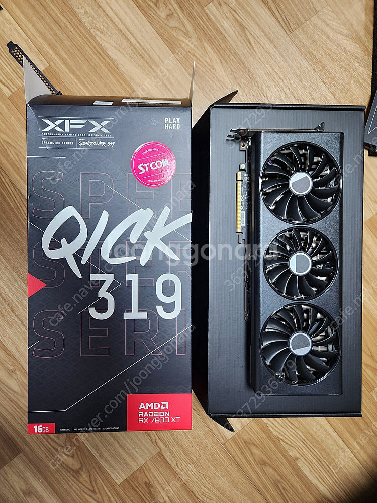 XFX 라데온 RX 7800 XT 16GB QICK 블...--0