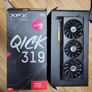 XFX 라데온 RX 7800 XT 16GB QICK 블랙