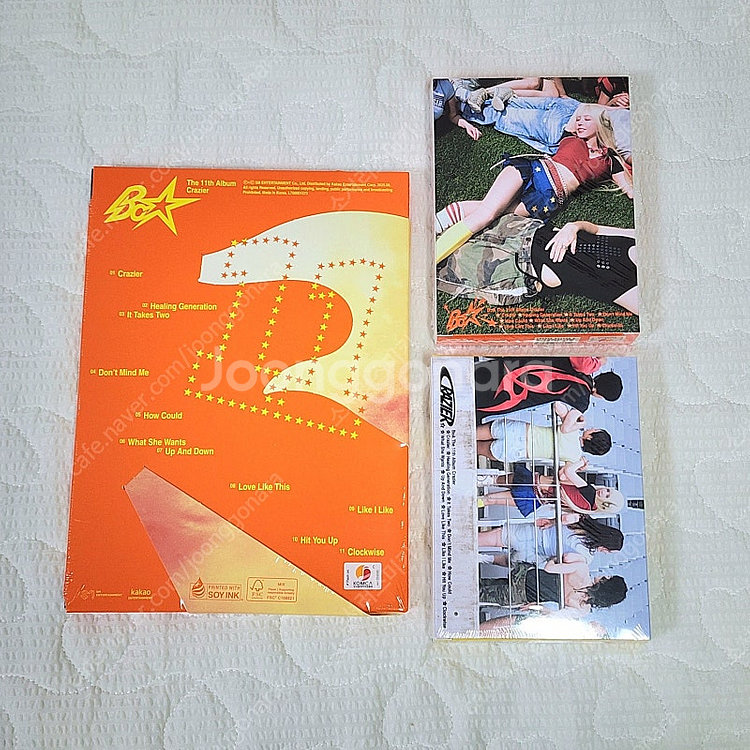 BoA 11집 Crazier 3종 미개봉 일괄 양도 보...--2