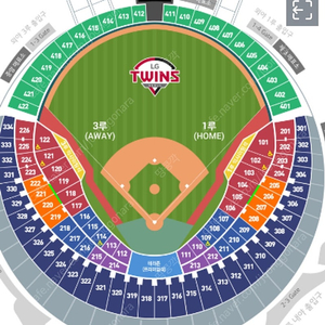 8월21일 잠실전 롯데vs엘지 3루네이비석 최고명당블럭 4연석 통로 판매