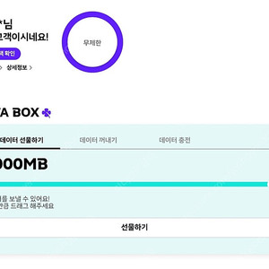 KT 데이터 2GB 판매합니다