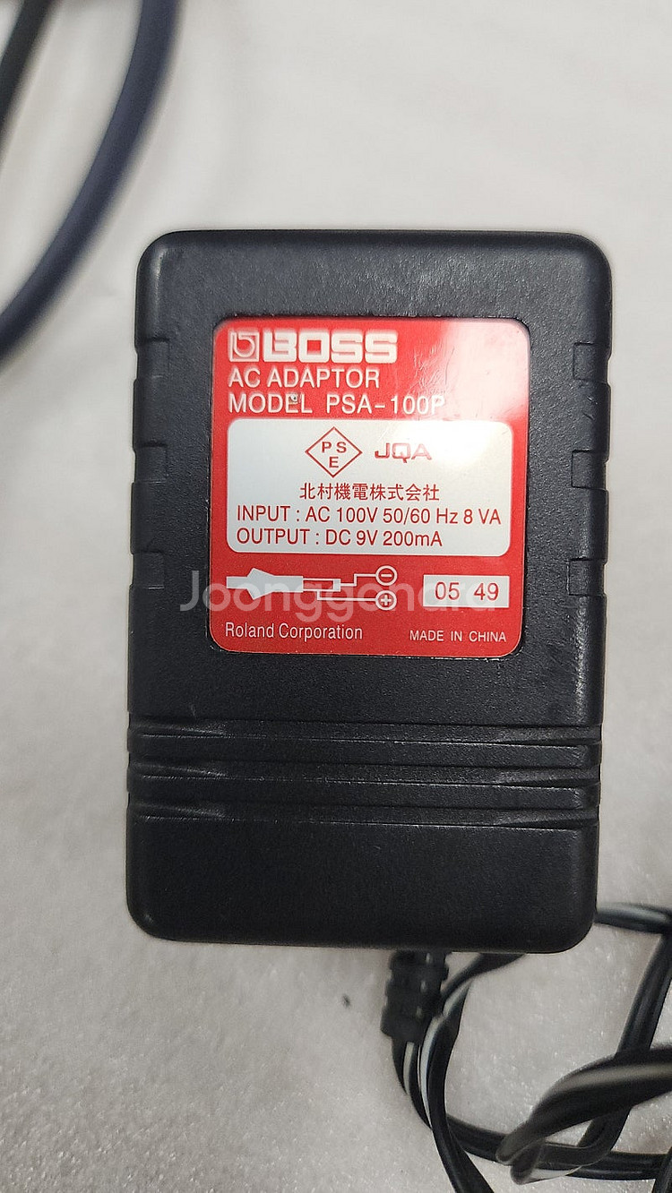 BOSS정품AC100V 보스 아답터 DC 9V 200--1