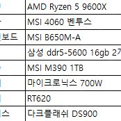 9600x 4060 팔아요