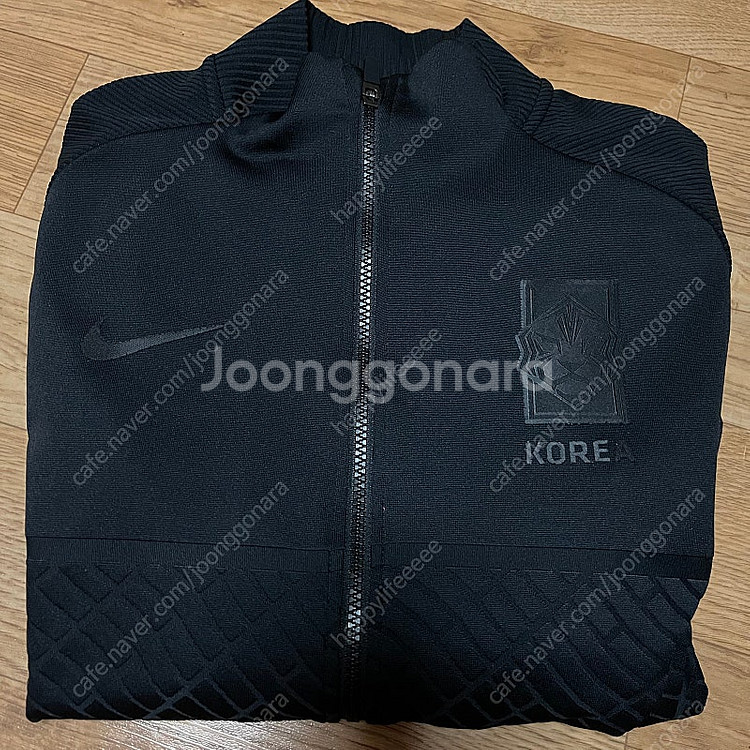 대한민국 국가대표 선수용 국대 앤썸자켓 올블랙--1