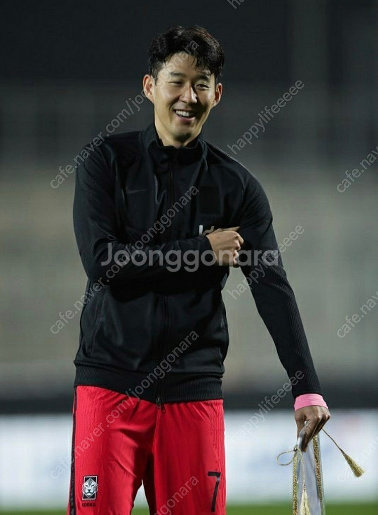 대한민국 국가대표 선수용 국대 앤썸자켓 올블랙--0