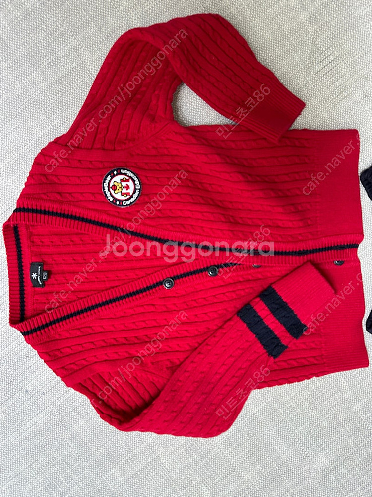 메이플베어 원복 가디건 120 체육복바지 130--0