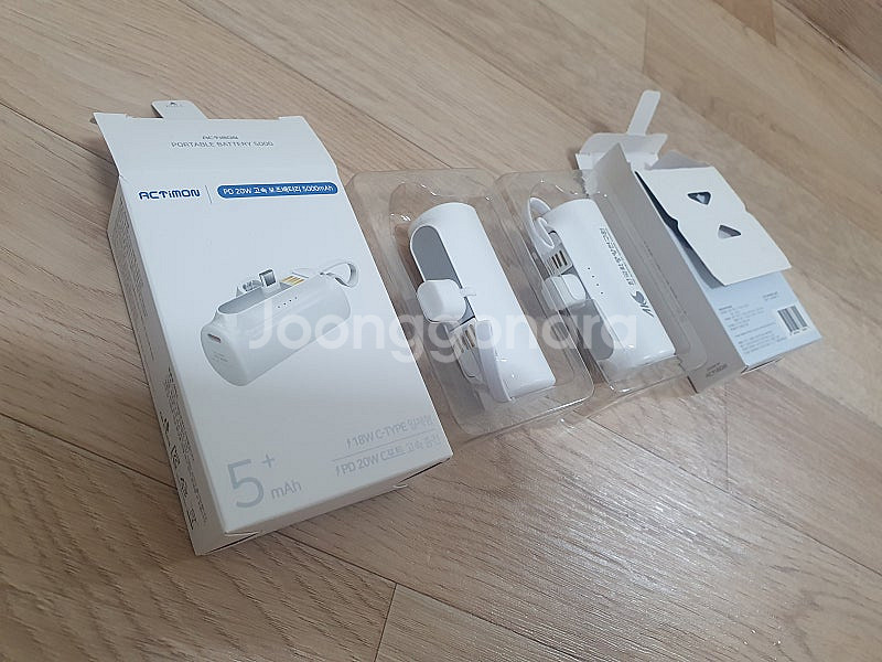 휴대용 폰 고속 보조배터리 5000mA 새제품 개당 만...--0