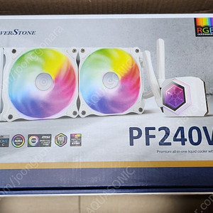 실버스톤 SST-PF240W-ARGB V2 수냉쿨러 (신품)