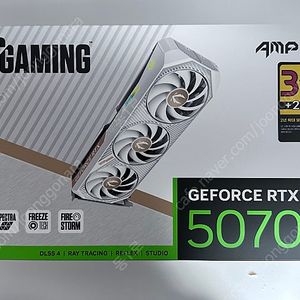 ZOTAC RTX 5070 AMP 화이트 미개봉
