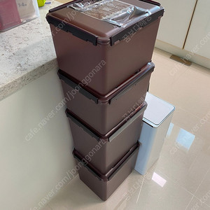 LG 디오스 김치냉장고 정품 김치통 4개 (새제품)