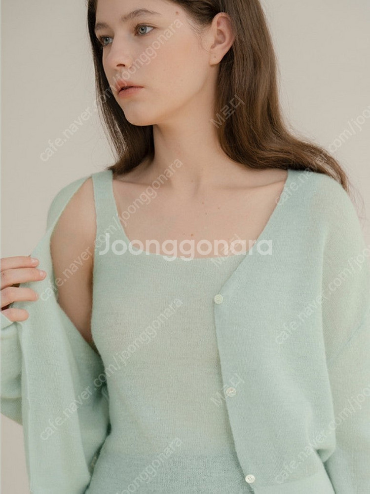 UMER 유메르 뮬르 모헤어 뷔스티에 (Pure min...--0