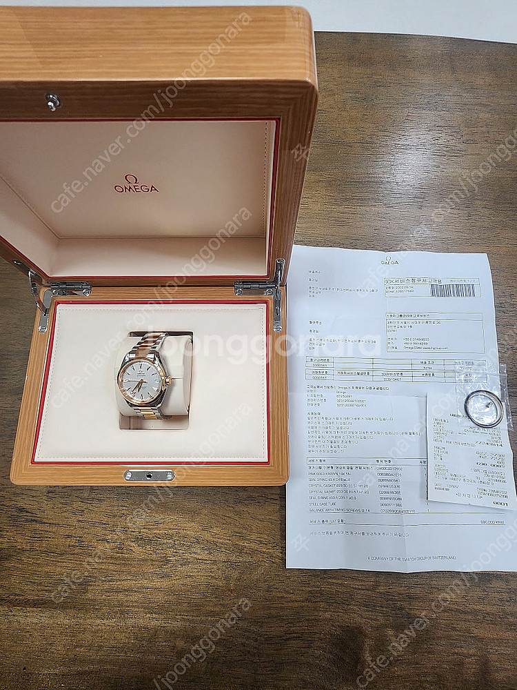 오메가 아쿠아_테라 세드나콤비 38mm 판매합니진--0