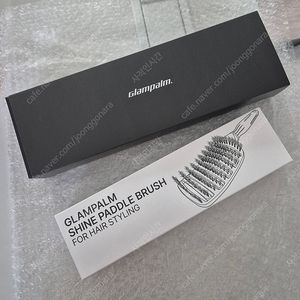 글램팜 와이드 볼륨 고데기+브러쉬 택포 (미개봉)