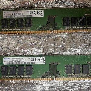 삼성 램 DDR4 3200 8GB 2개 일괄