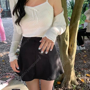 베르니마켓 썸머 가디건 볼레로 아이보리
