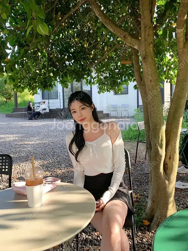 베르니마켓 썸머 가디건 볼레로 아이보리--6