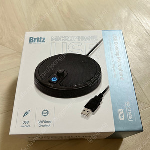 브리츠 BZ-STM35 유튜브 무선 마이크 미개봉 새상품 팔아요