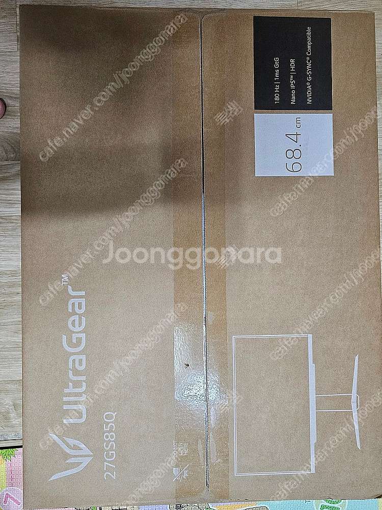 LG 울트라 기어 27GS85Q 미개봉 새상품 가격내림--0