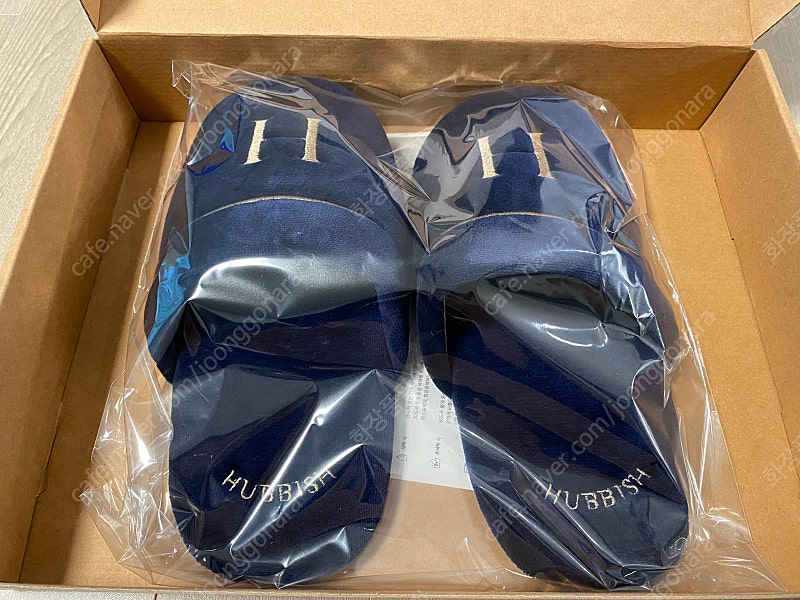 허비쉬 해피홈 룸슈즈 미드나잇 새상품--1