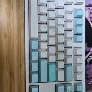 ​다얼유 a104pro flex 저소음오크축 아이스블루 키보드(5천원할인가능)
