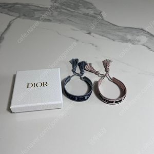 디올 J'Adior 팔찌 세트 블루 & 핑크 코튼
