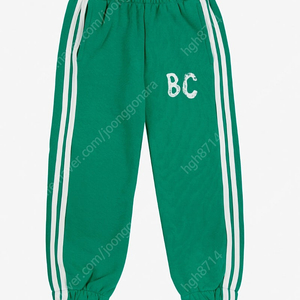 (새상품) 50프로할인가 / 리틀그라운드 보보쇼즈 6-7y 122 / 셰도우트랙팬츠 조거팬츠 24FW / 보보쇼즈 24FW B.C 쉐도우 그린 기모 조거팬츠